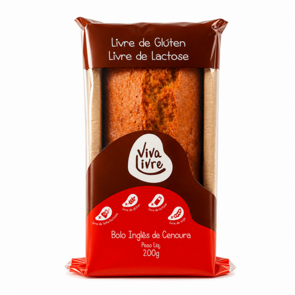 Bolo Inglês de Cenoura