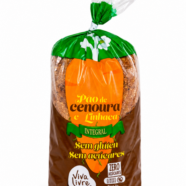 Pão de Cenoura Zero Açúcar