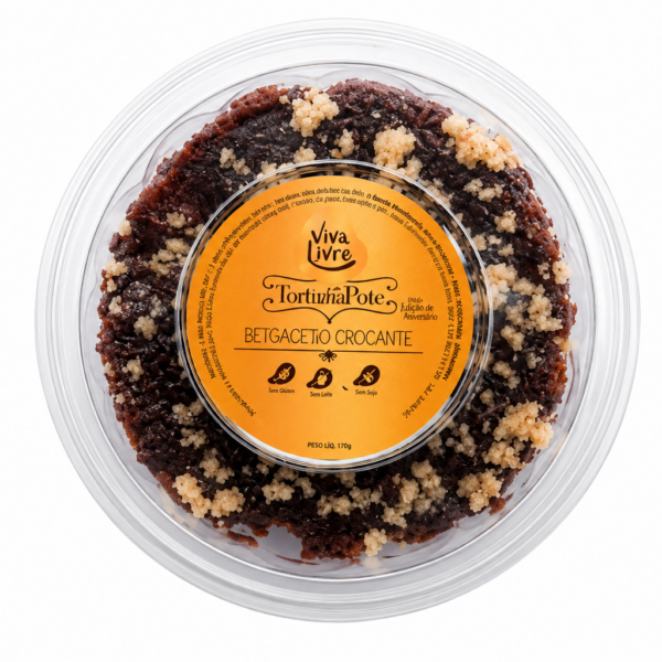 Bolo de Pote Brigadeiro Crocante