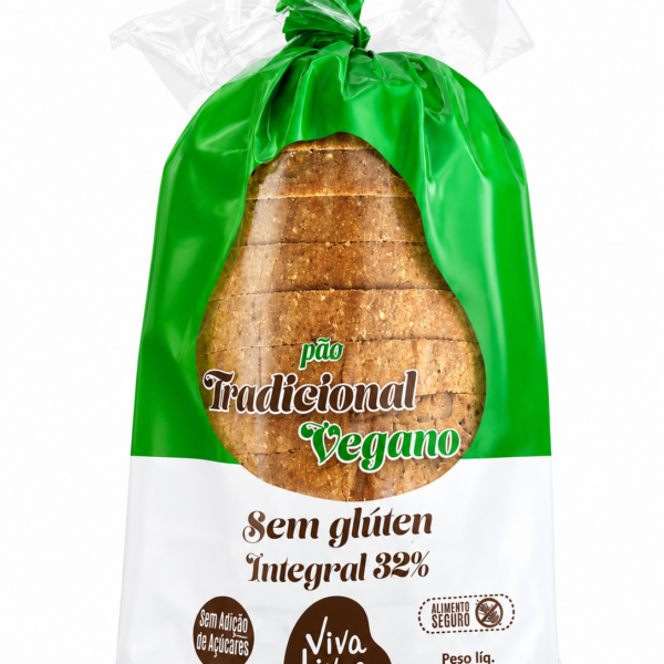 Pão tradicional Vegano